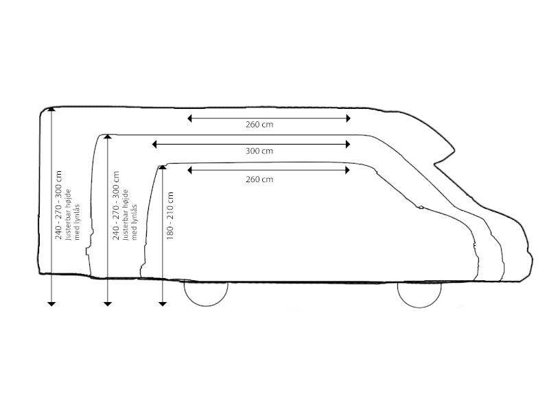 Ihre 2. Chance Telta Core 260 Tunnel für Campingbusse