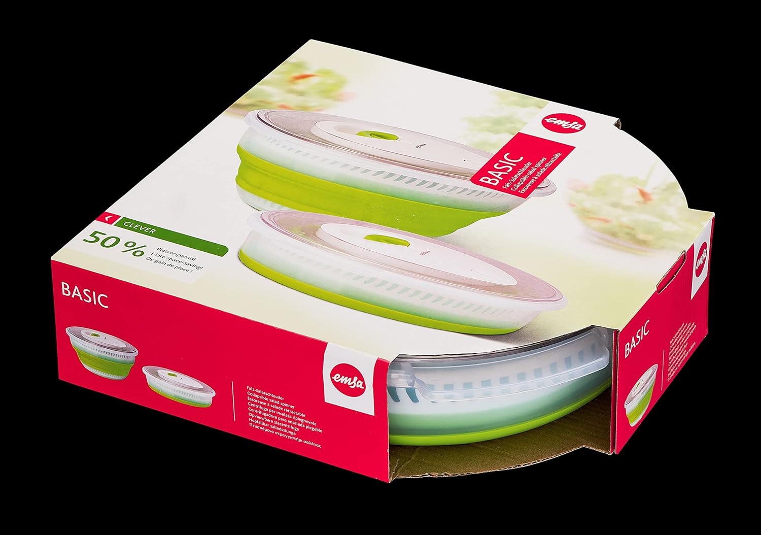 Faltbare Salatschleuder Basic 4 L