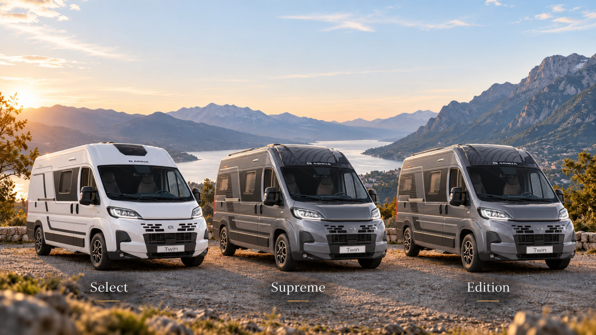 Adria TWIN 2027: Select, Supreme und Edition im Vergleich