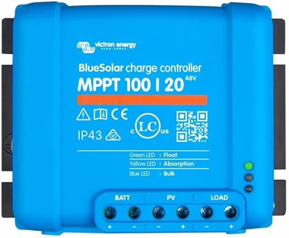 Victron Energy SmartSolar MPPT 100/20 Solar Charge Regulator 12/24V 20A