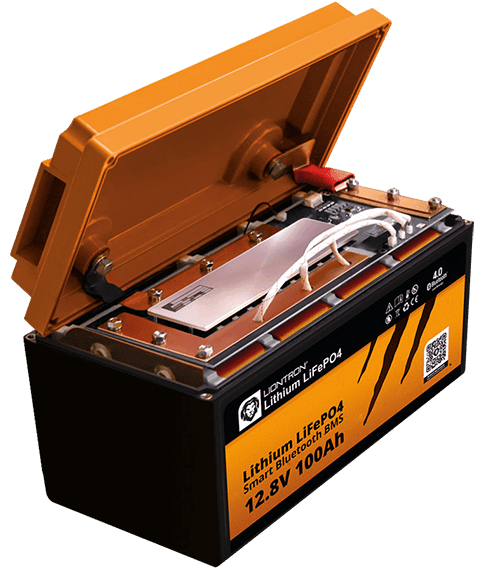 liontron Batterie aufgeklappt