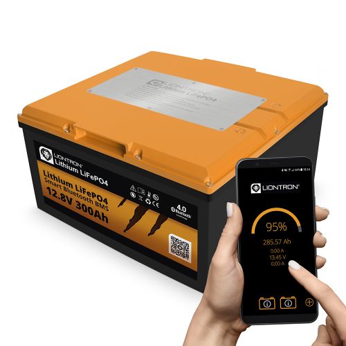 LIONTRON 12.8V 300Ah Lithium LiFePO4 Wohnmobil-Untersitz-Batterie mit Bluetooth