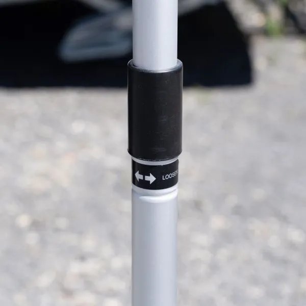 Verstellbares Gestängeelement am Westfield Canopy Shady Pro Sonnendach 500 cm zur einfachen Höhenanpassung beim Aufbau