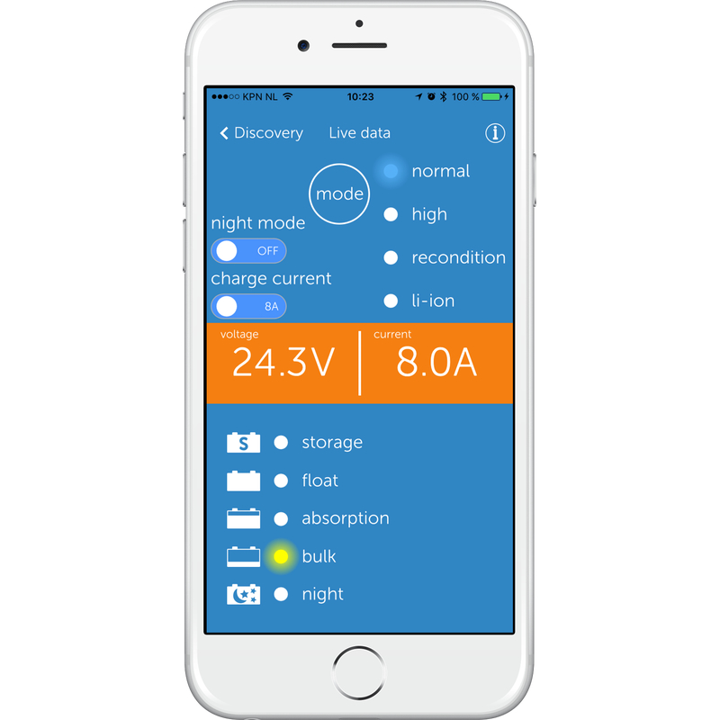 Victron Blue Smart IP22 Batterieladegerät Bluetooth 24/12 1 Ausgang