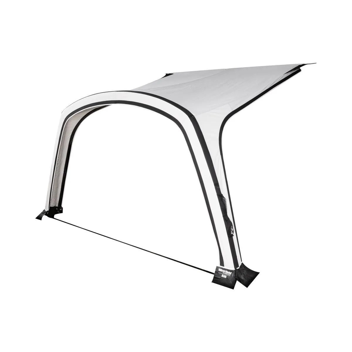 Westfield Kari Sonnendach mit Aufstellstangen als freistehender Wetterschutz fuer Wohnwagen und Camping