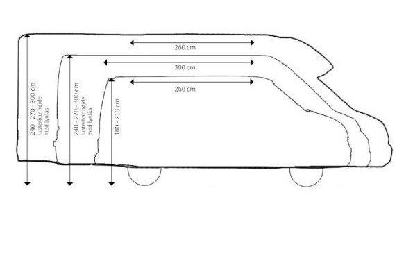 Ihre 2. Chance Telta - Tunnel Vans for 260 