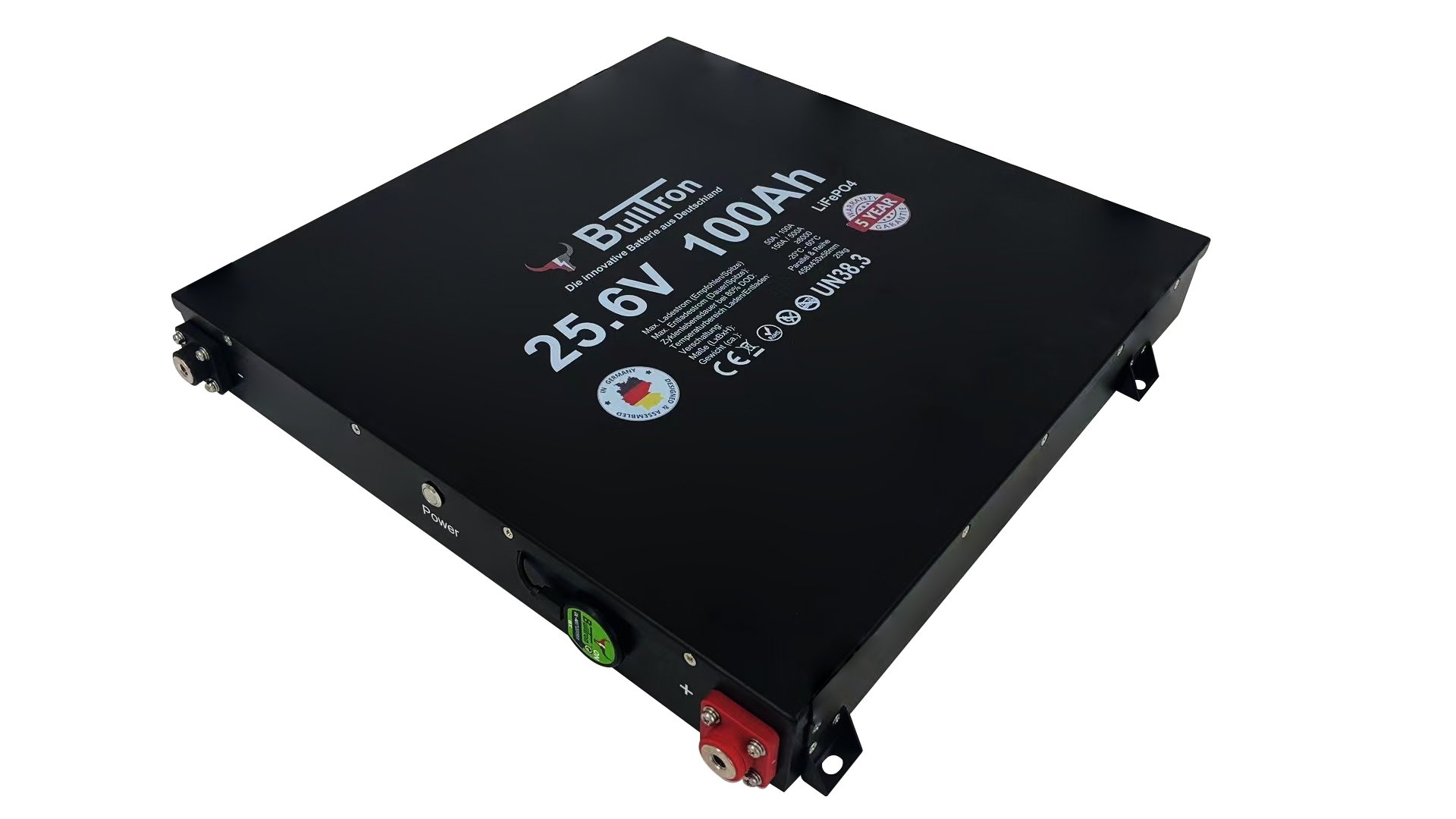 BullTron Polar  100Ah Slim inkl. Smart BMS mit 150A Dauerstrom & Bluetooth App mit MwSt.