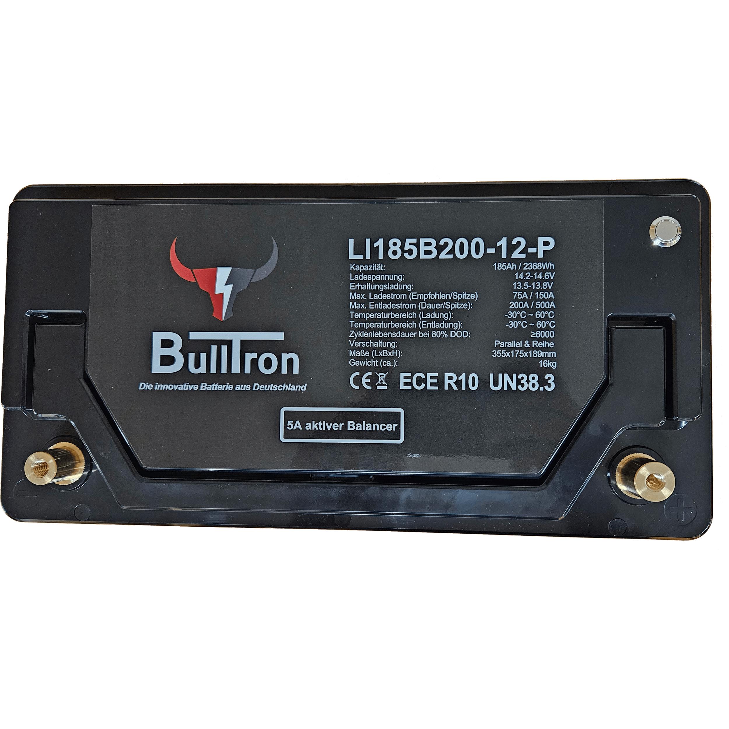 BullTron Polar  185Ah inkl. Smart BMS mit 200A Dauerstrom & Bluetooth App ohne MwSt.