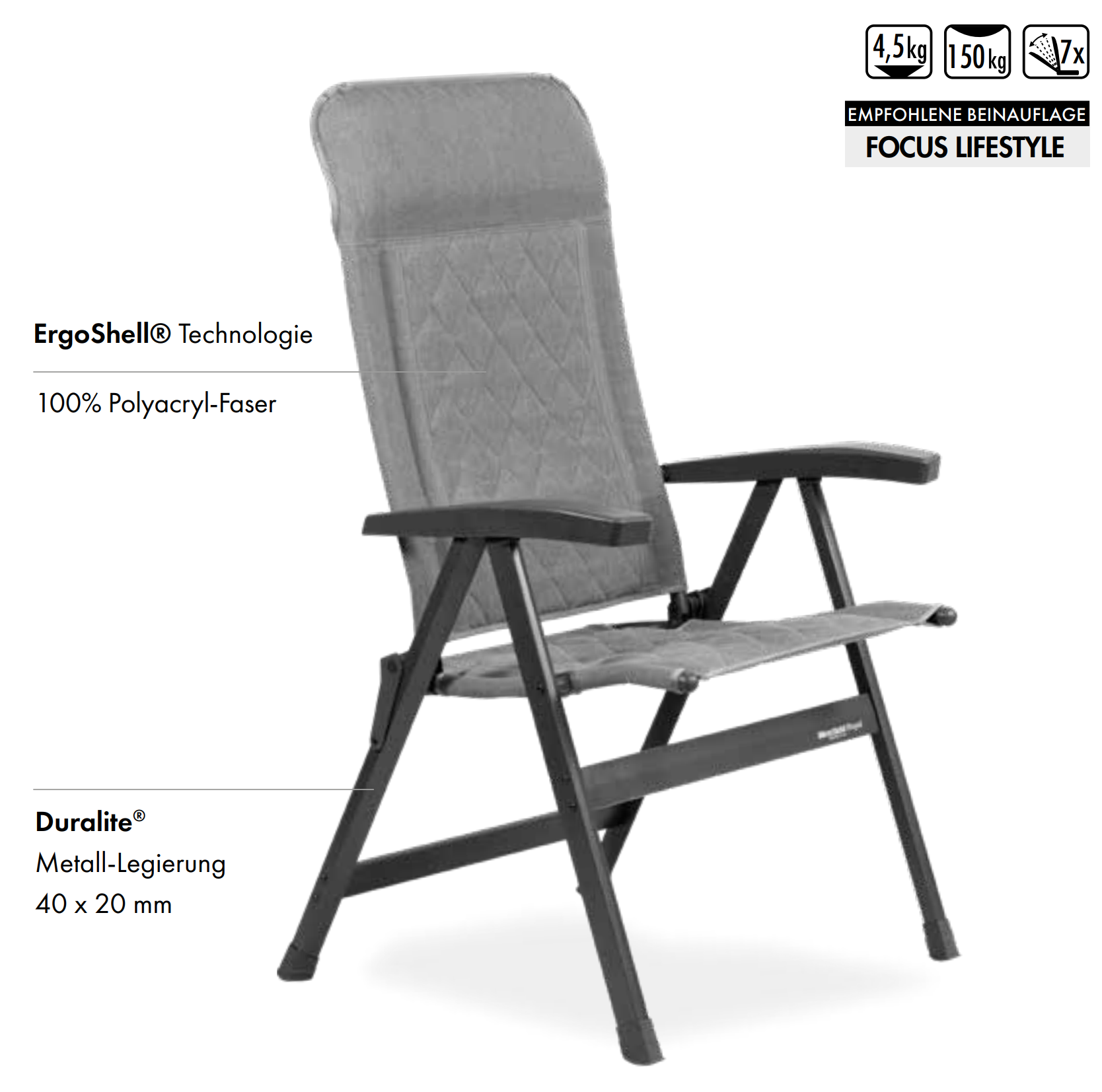 Westfield Campingstuhl Royal Lifestyle