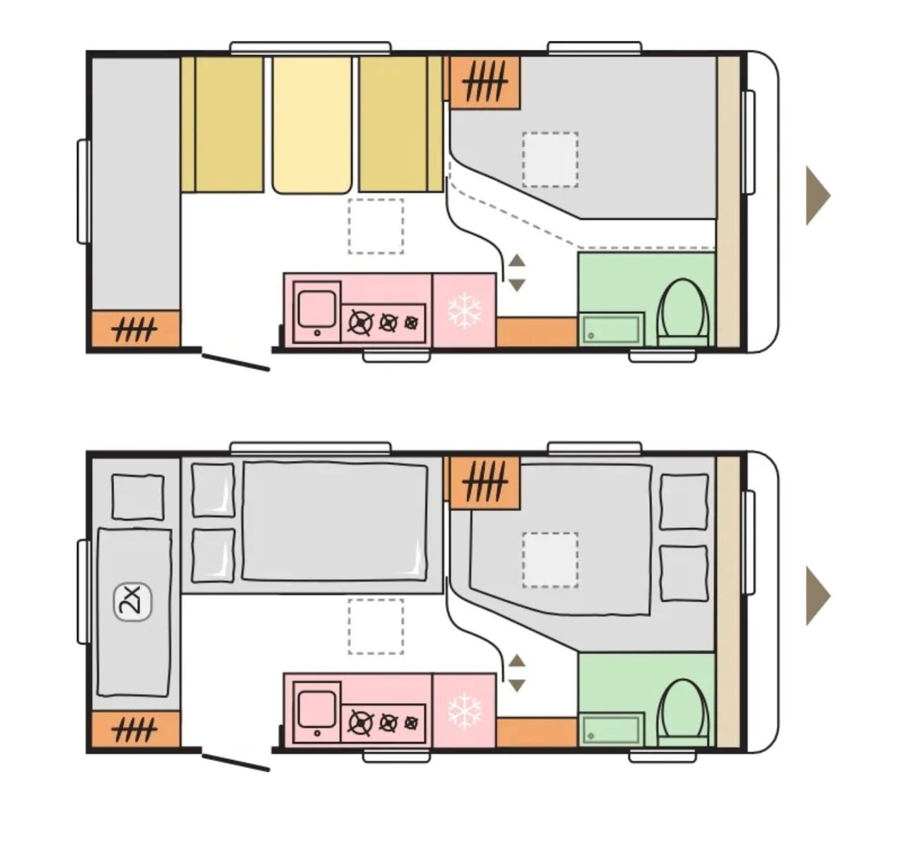 Adria Aviva 472 PK Silver Ash, Autark Vorbereitung