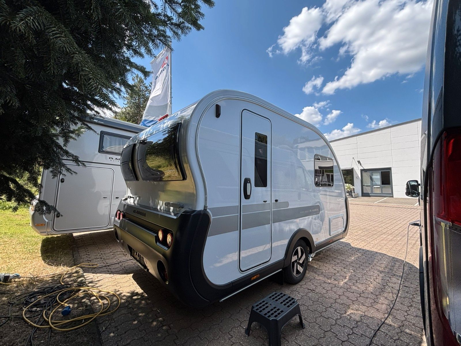 Adria Action 391 LH, Mover, Applikationen Grau 2026