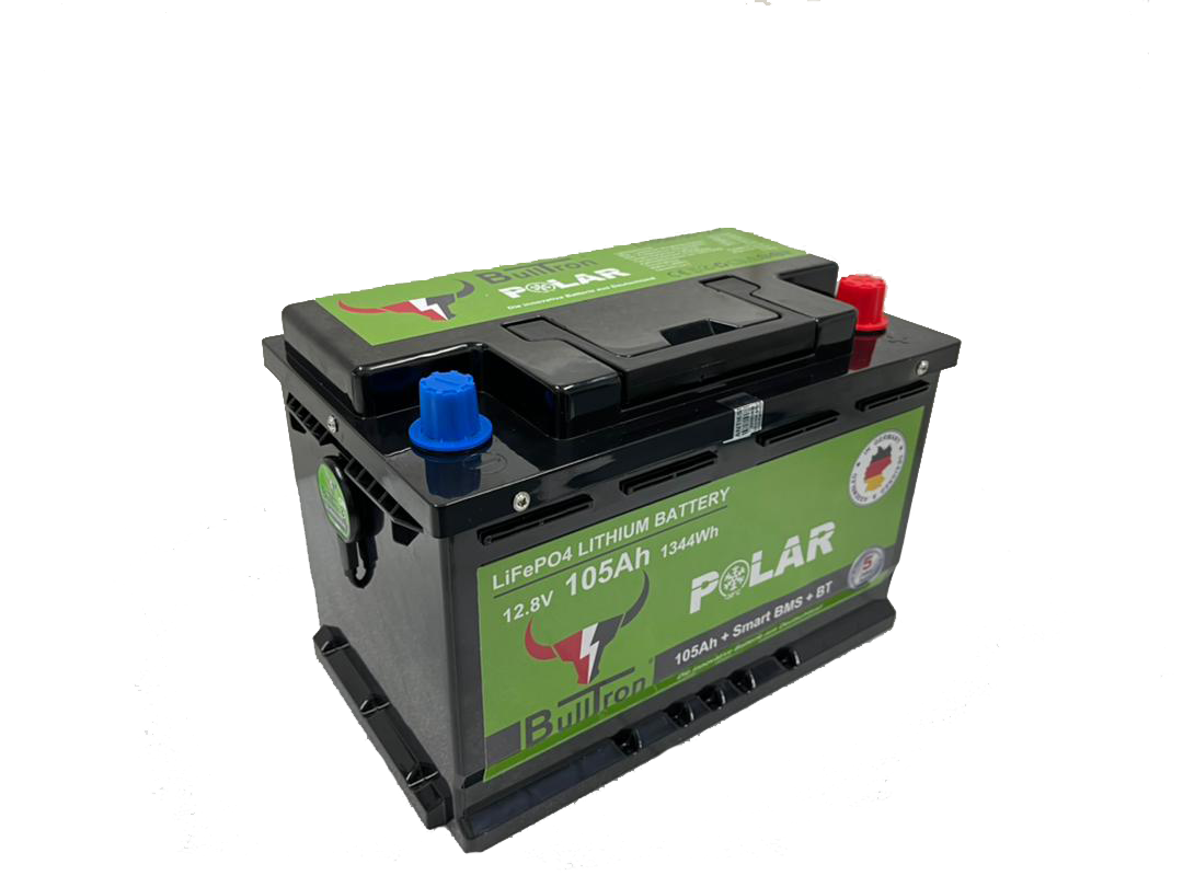BullTron Polar  105Ah inkl. Smart BMS mit 150A Dauerstrom & Bluetooth App ohne MwSt.