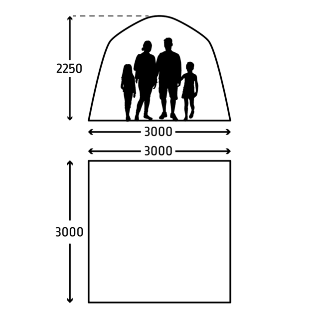 Kampa AIR Shelter 300 Pavilion