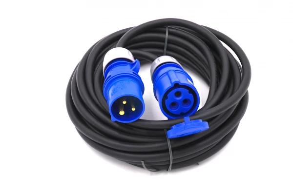Rubber Extension 230V CEE 3-Pole 10m
