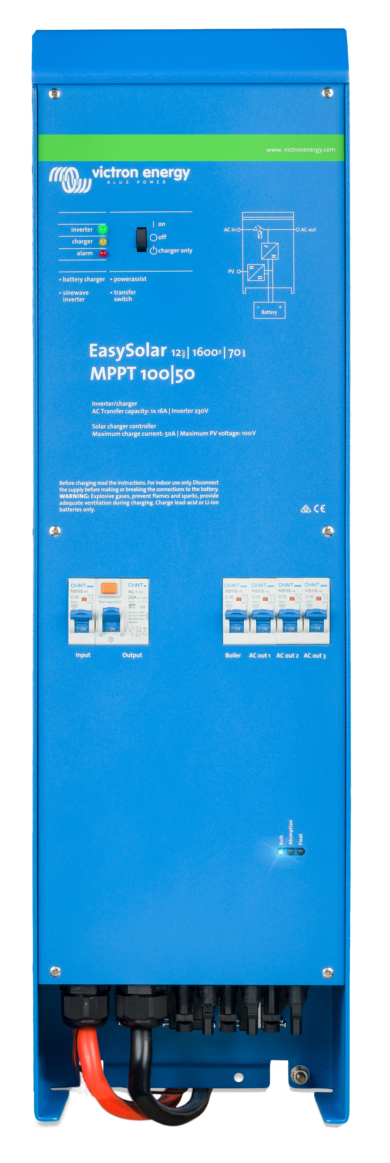 Victron Energy EasySolar 12/1600/70-16 230V MPPT 100/50