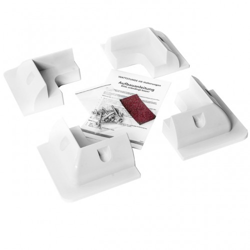 WATTSTUNDE Solar Module Holding Corners White
