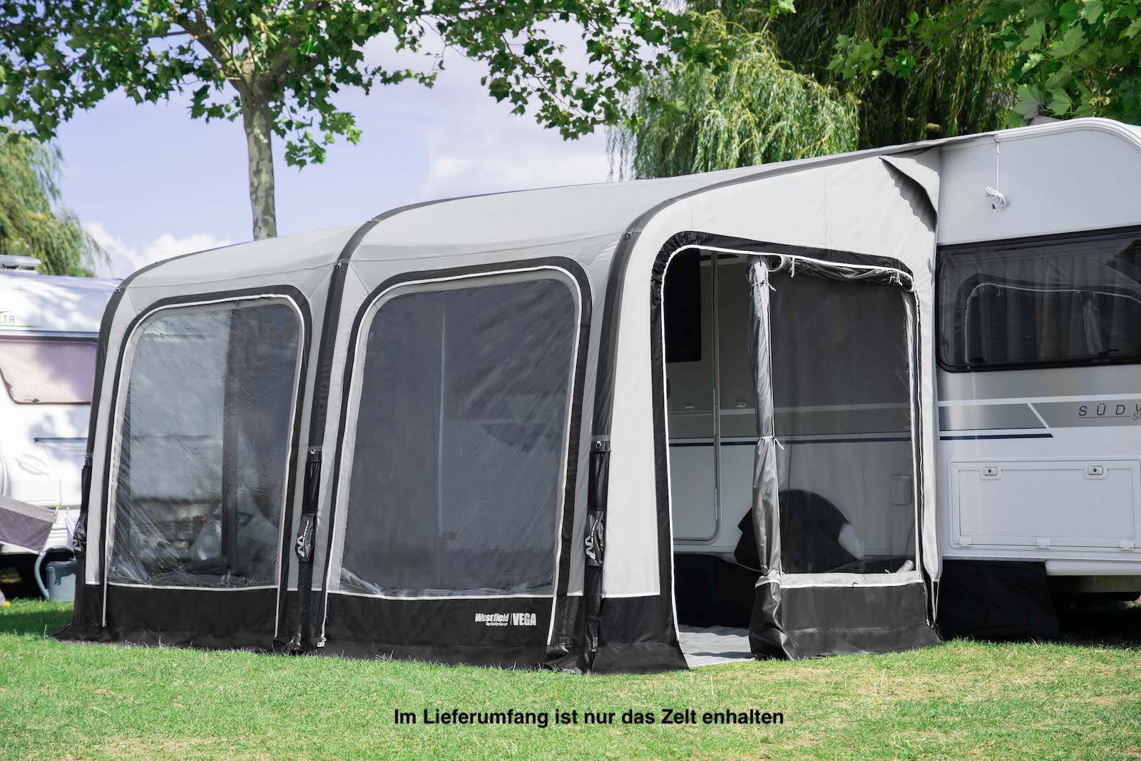 Ihre 2. Chance Westfield Vega 330 Modell 2023 - 235-260 cm Anstellhöhe - Luftzelt 