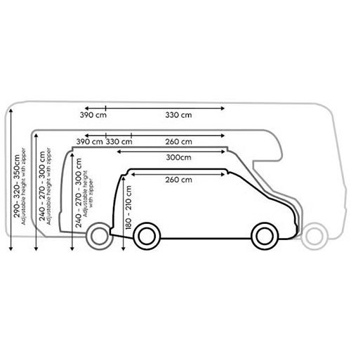Core 390 Motorhome Tunnel