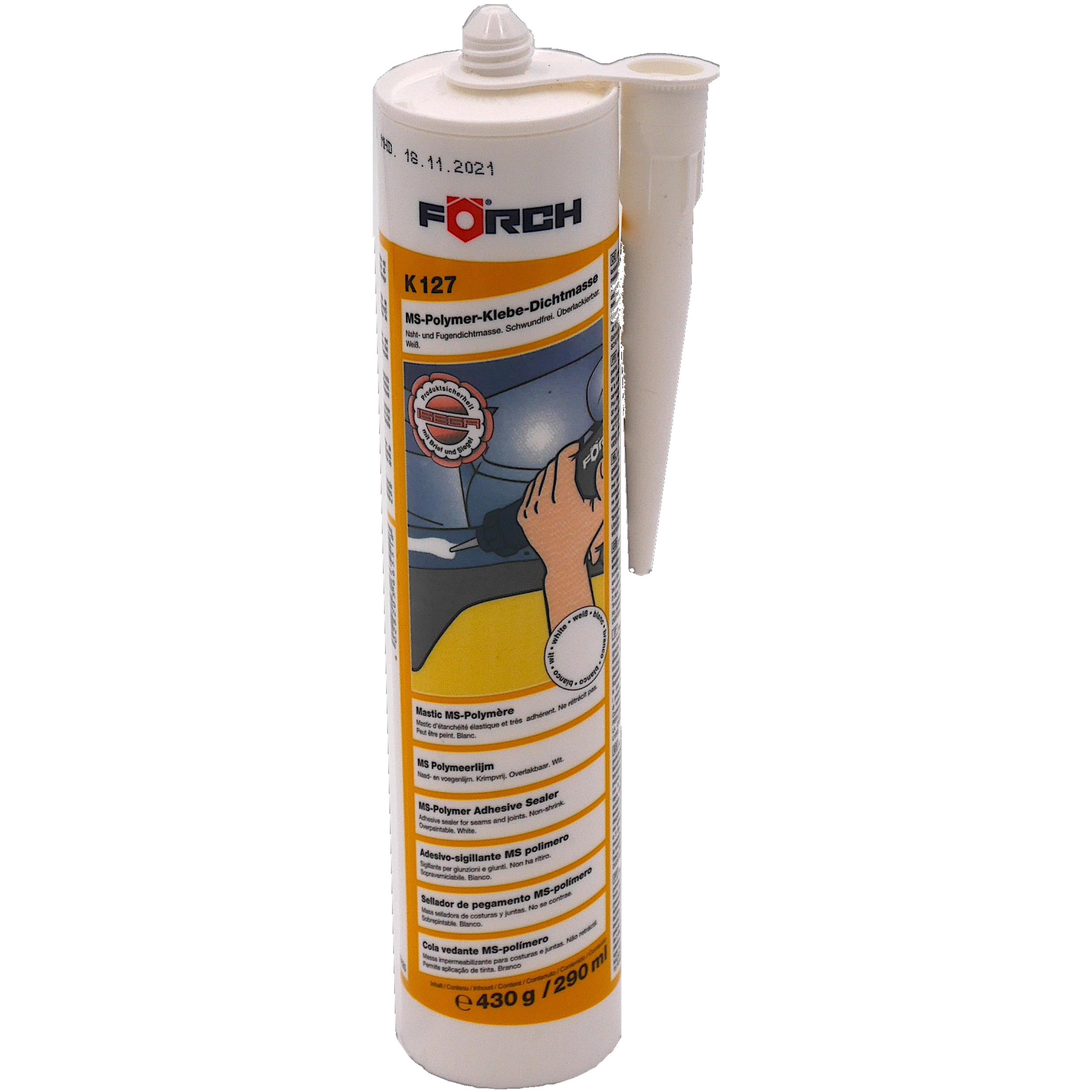 K 127 MS Polymer Glue Sealant - Power Glue White 290ml