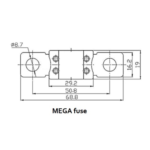 Victron Energy MEGA Sicherung 150A/32V (5 Stück)