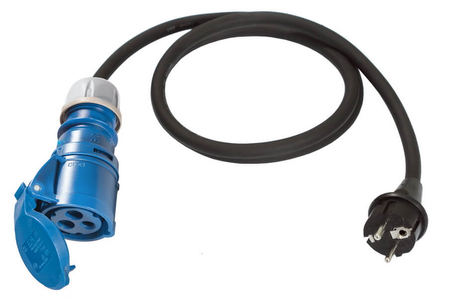 CEE Adapter Cable 3-Pole 0.5m