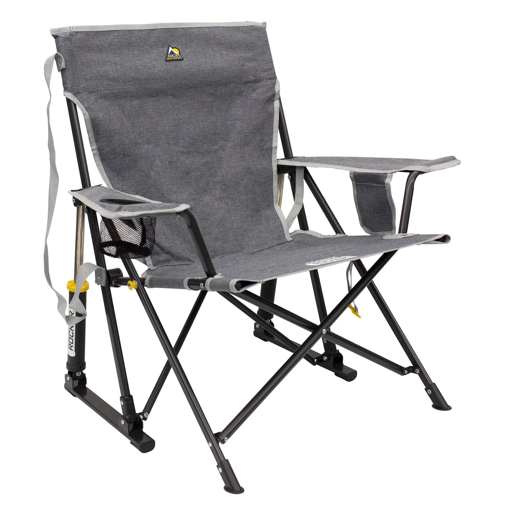 GCI Outdoor Kickback Rocker Campingstuhl Grau