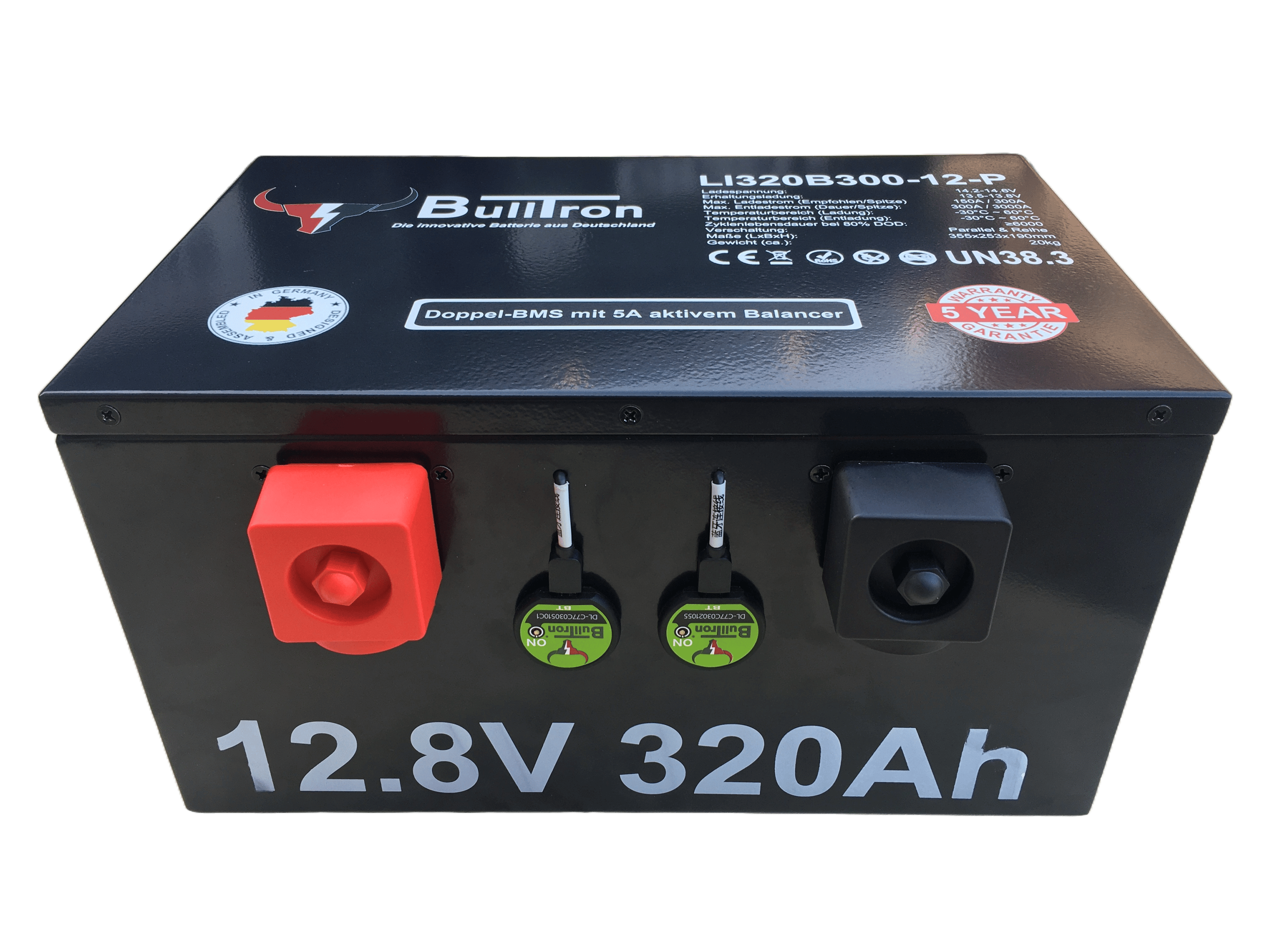 BullTron Untersitz  Polar  320Ah inkl. Smart BMS mit 300A Dauerstrom & Bluetooth App ohne MwSt.