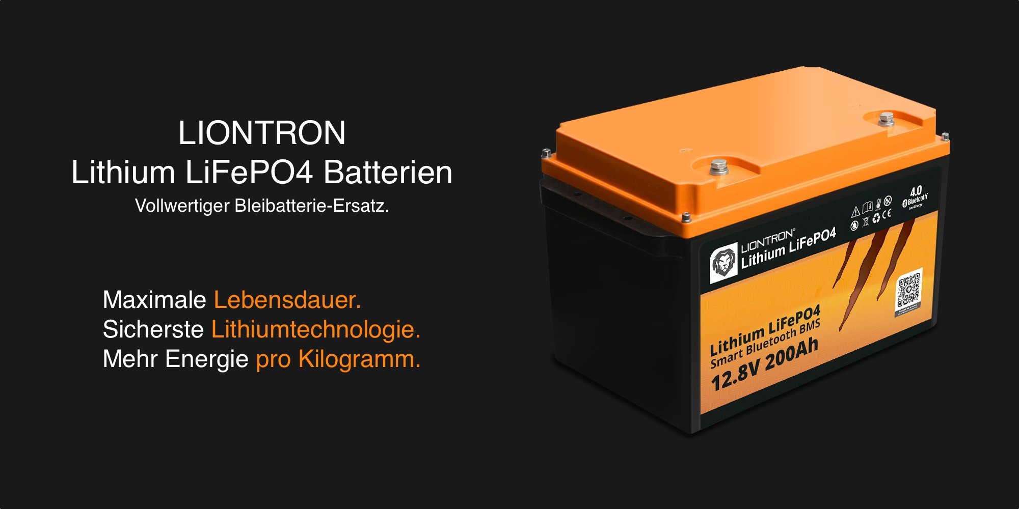Untersitz Lithium Batterien für Wohnmobil & Van