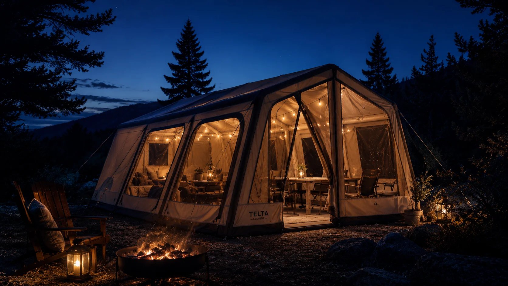Telta Premium-Luftvorzelte am Caravan Salon 2026 Stand