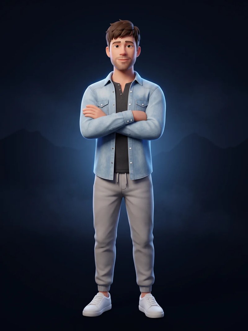 3D-Avatar von Tim Moldenhauer
