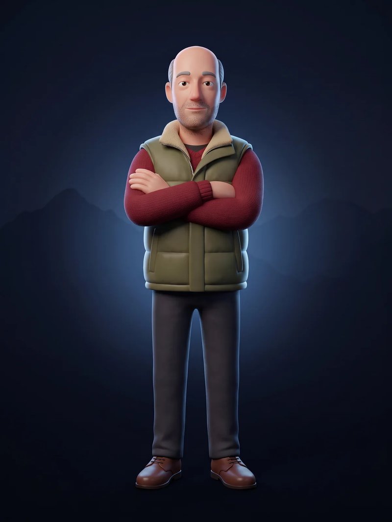 3D-Avatar von Frank Klein