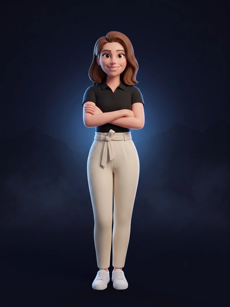 3D-Avatar von Agnes Schäfer