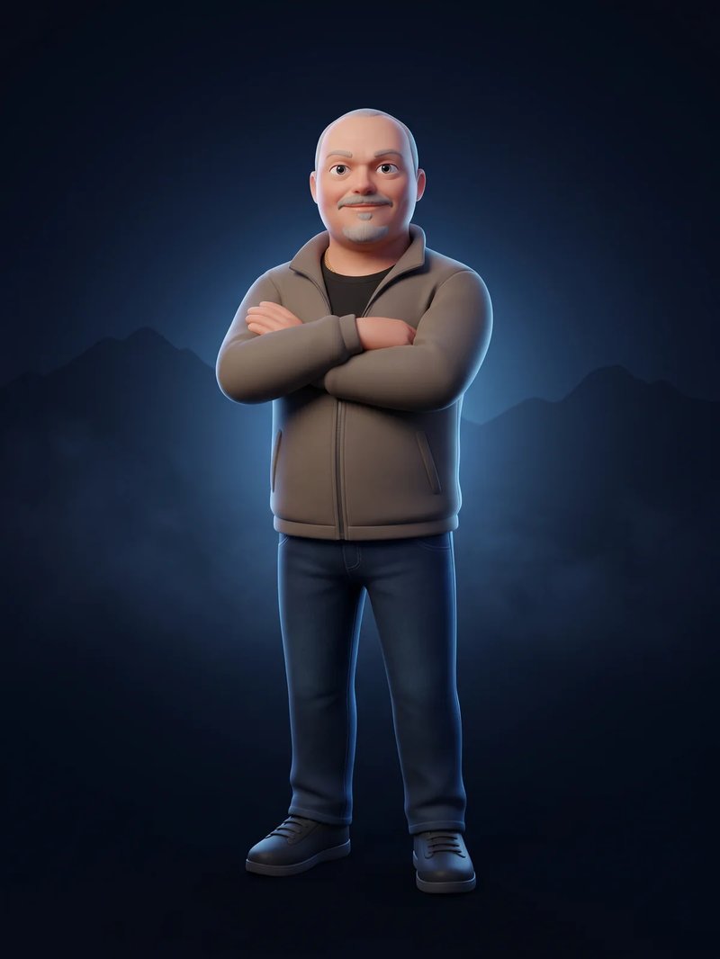 3D-Avatar von Stefan Klose