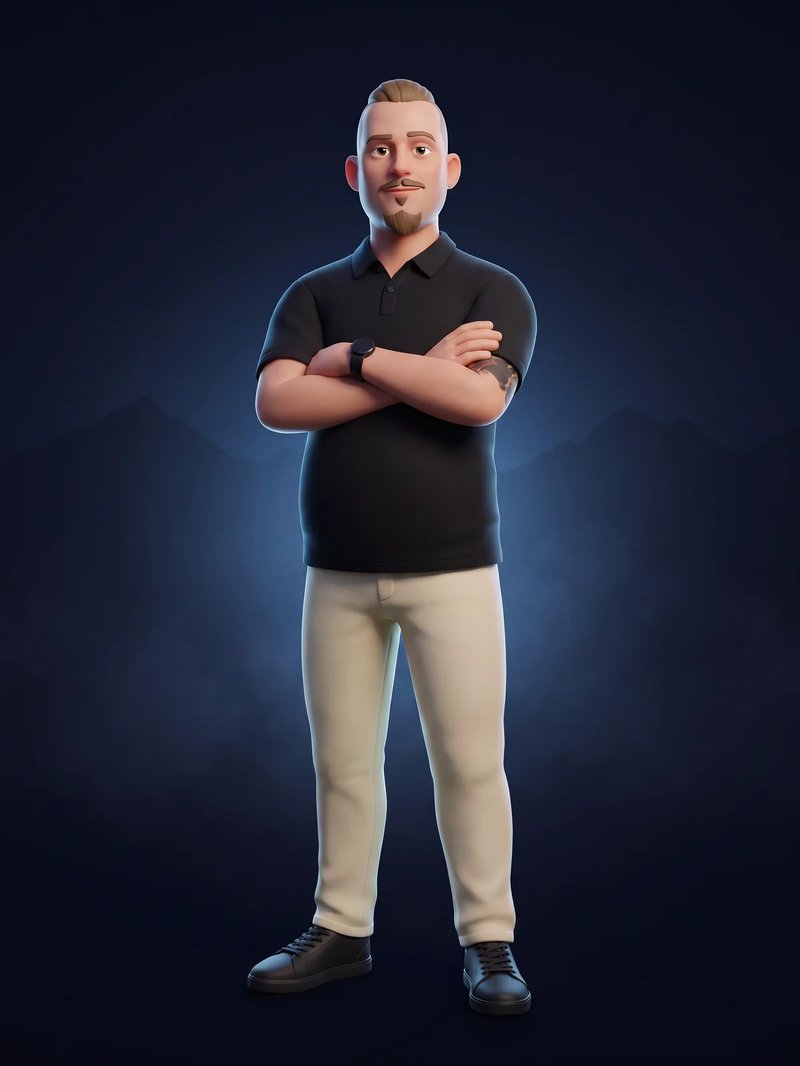 3D-Avatar von Nils Fischer