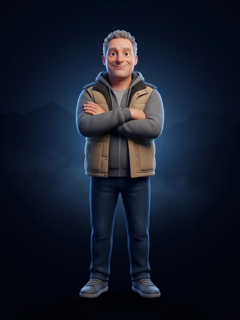 3D-Avatar von Roland Naßenstein