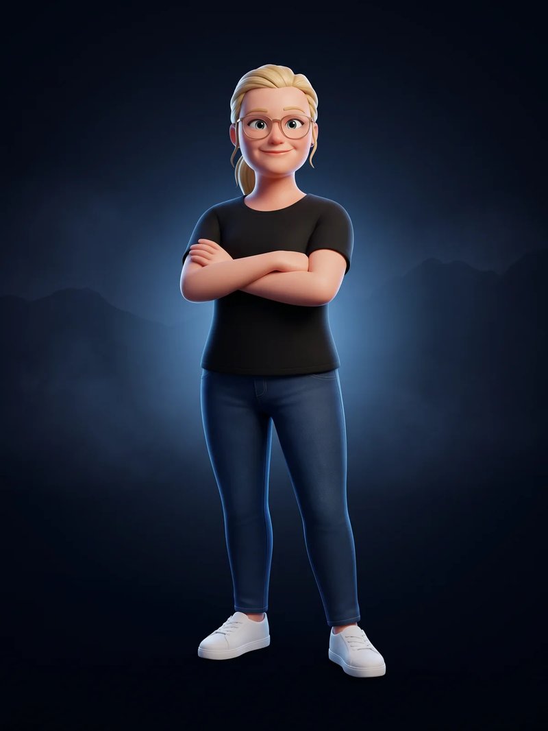 3D-Avatar von Martina Büscher