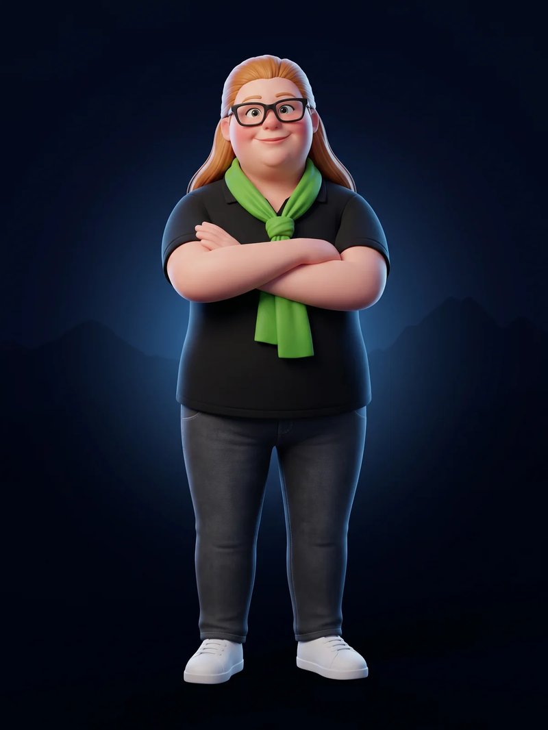 3D-Avatar von Barbara Manitzki