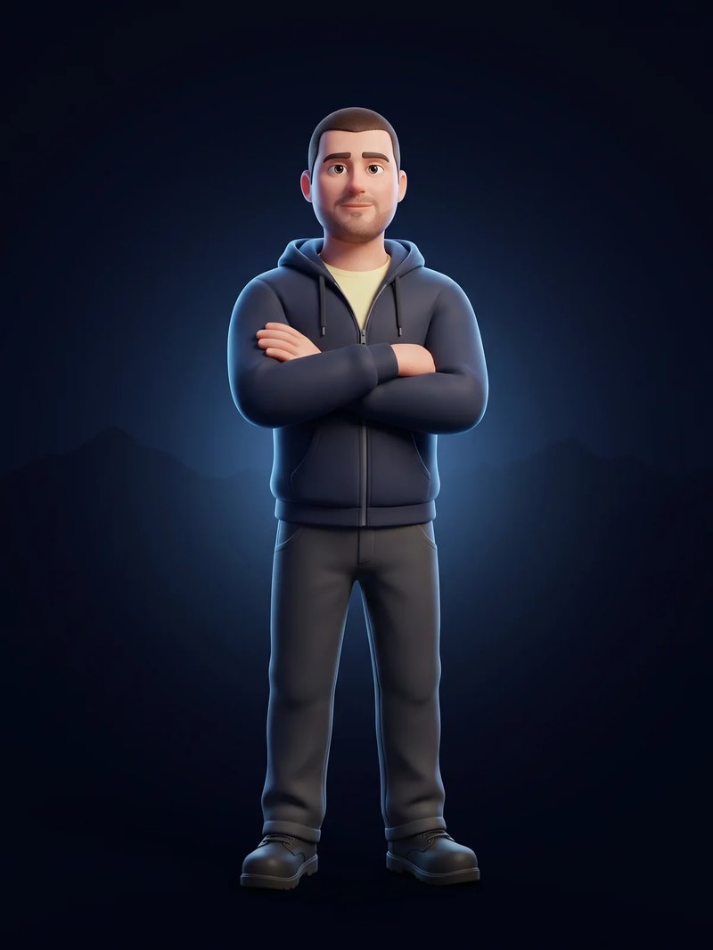 3D-Avatar von Serhii Semenii